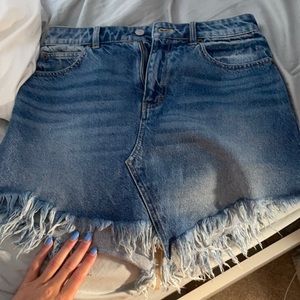 Free people Jean skirt